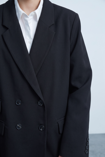 Le blazer over noir