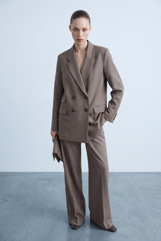 Le pantalon avenue taupe